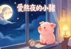 愛熬夜的小豬