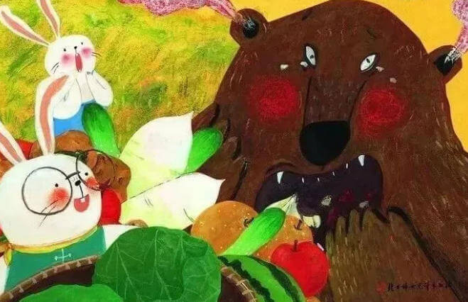 繪本故事 | 被蔬菜嚇壞的熊
